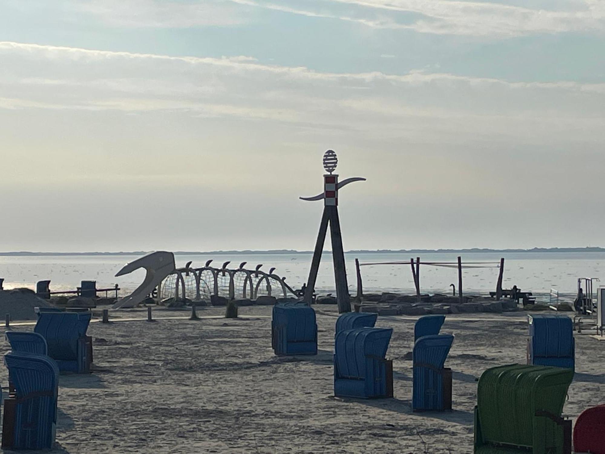 Willa Nordseekueste Am Deich Mit Schoenem Garten Neßmersiel Zewnętrze zdjęcie